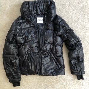 Girls black SAM winter coat